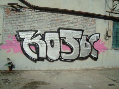 Graffiti Bombing - Photo by cats - cats (2011)