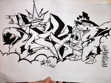 Graffiti Sketch - Photo by ceakone - ceak (2012)