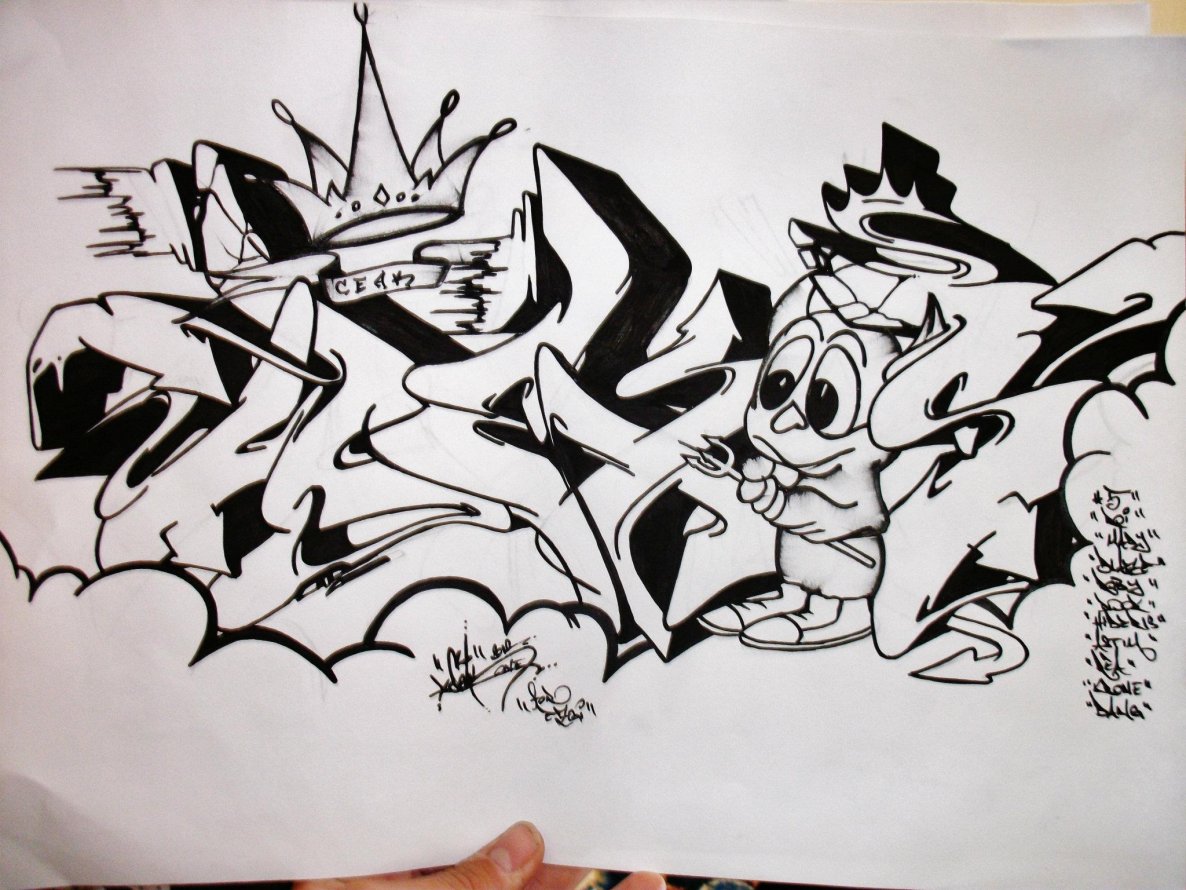 Graffiti Sketch - Photo by ceakone - ceak (2012)