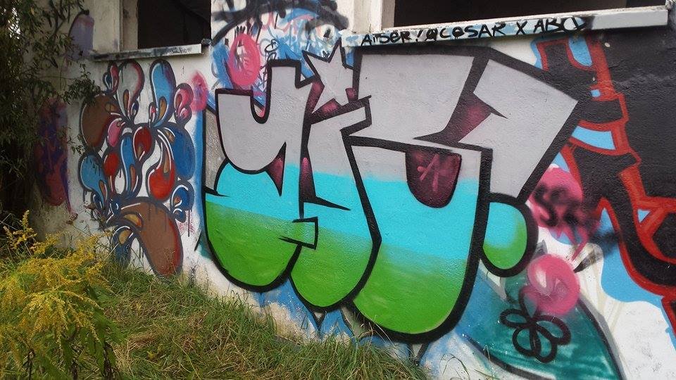 Graffiti Wall in Lubin - Photo by cesais - ais, aiser (2014)