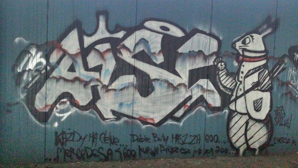 Graffiti Wall in Lubin - Photo by cesais - Ais, aise, aiser (2014)