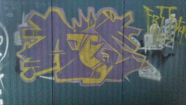 Graffiti Bombing in Lubin - Photo by cesais - Ais, aiser (2014)