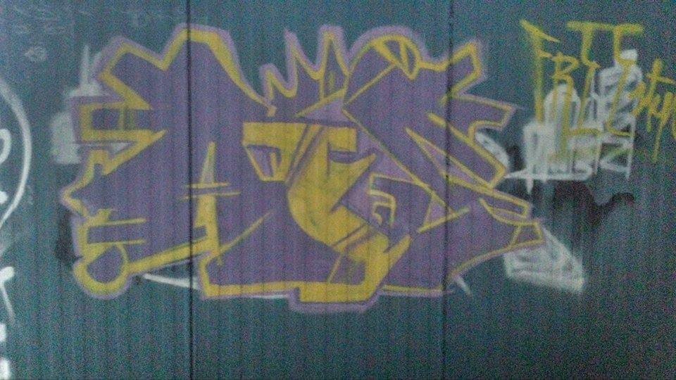 Graffiti Bombing in Lubin - Photo by cesais - Ais, aiser (2014)