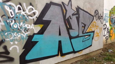 Graffiti Wall in Lubin - Photo by cesais - Ais, aiser, aise (2013)