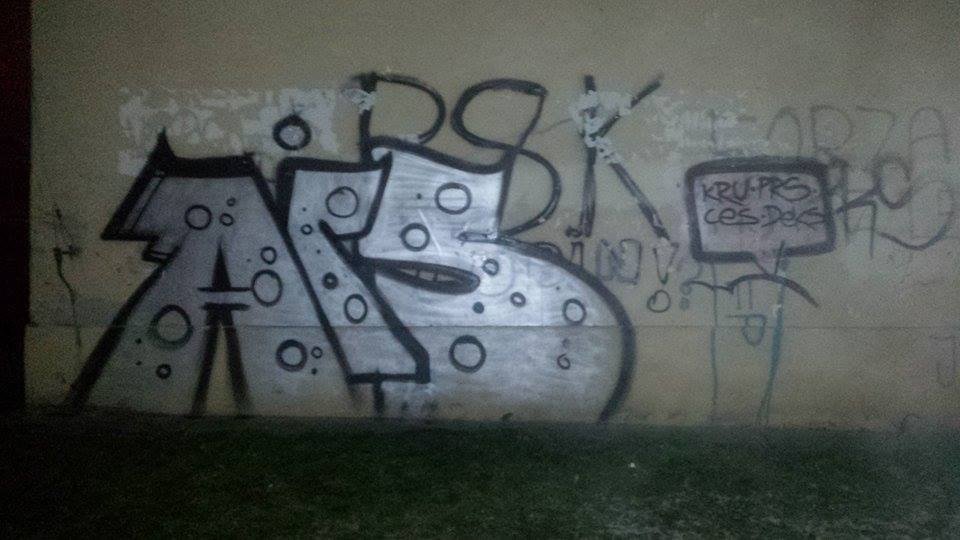 Graffiti Bombing - Photo by cesais - Ais, aiser, kru (2015)