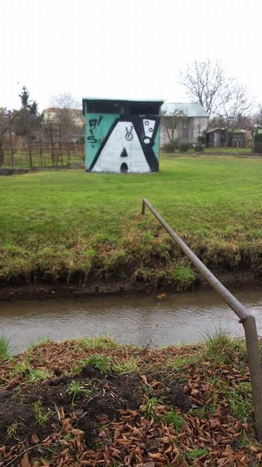 Graffiti Bombing in Lubin - Photo by cesais - A, aiser, ais (2014)