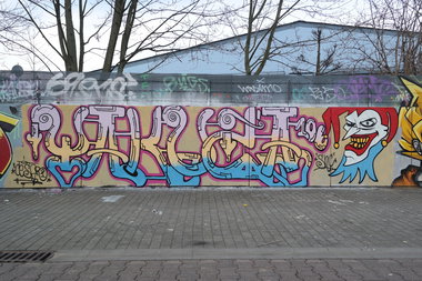 Graffiti Wall in Weinheim - Photo by cesar - cesar, cesarone, snc (2018)