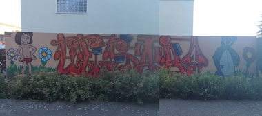 Graffiti Wall in Hattersheim - Photo by cesar - cesar, cesarone, snc (2018)