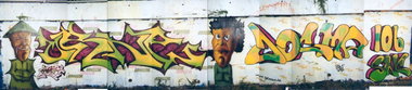 Graffiti Wall in Ingelheim - Photo by cesar - cesar, snc (2003)