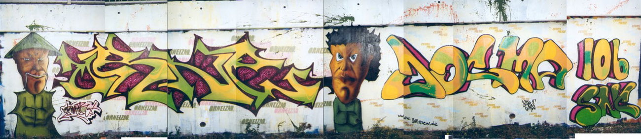 Graffiti Wall in Ingelheim - Photo by cesar - cesar, snc (2003)