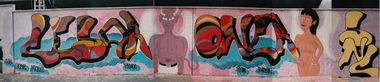 Graffiti Wall in innsbruck - Photo by cesar - cesar, snc (2004)