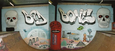 Graffiti Wall in Kufstein - Photo by cesar - cesar, snc (2004)