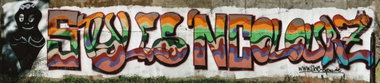 Graffiti Wall in Frénois - Photo by cesar - cesar, snc (2008)