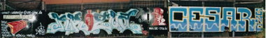 Graffiti Wall in Germersheim - Photo by cesar - cesar, krizla, snc (2011)