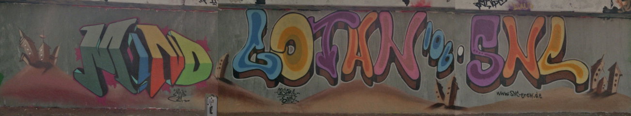 Graffiti Wall - Photo by cesar - mind21, cesar, snc (2012)