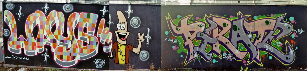 Graffiti Wall - Photo by cesar - pirate, cesar, snc (2012)