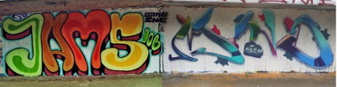 Graffiti Wall - Photo by cesar - cesar, snc, mind21