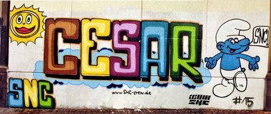 Graffiti Wall - Photo by cesar - cesar, snc (2013)