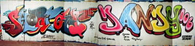 Graffiti Wall - Photo by cesar - cesar, mind21, snc (2013)