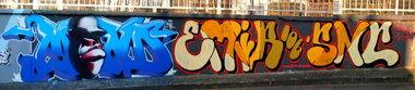 Graffiti Wall - Photo by cesar - cesar, mind21, snc (2014)