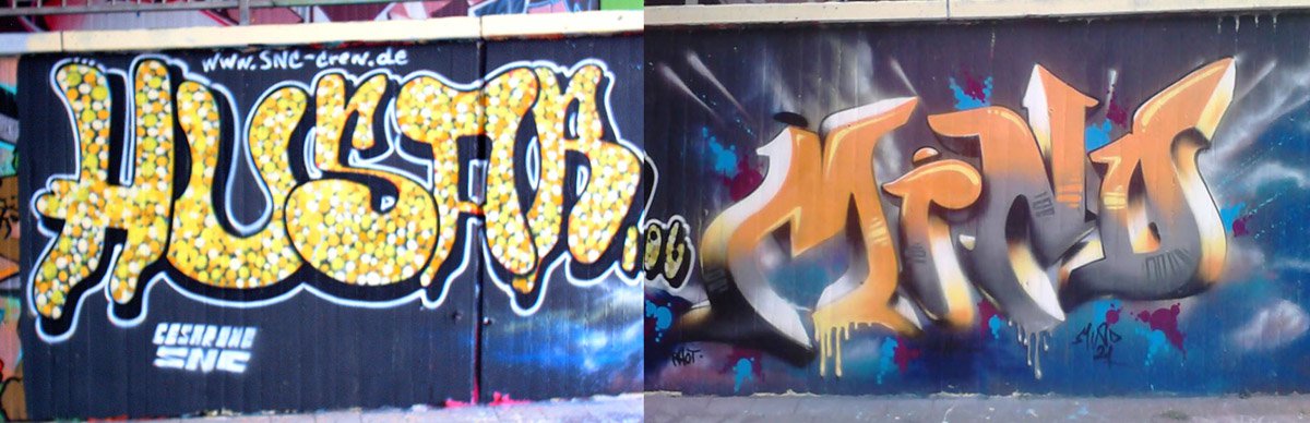 Graffiti Wall - Photo by cesar - cesar, mind21, snc (2014)