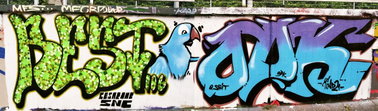 Graffiti Wall - Photo by cesar - cesar, mind21 (2014)