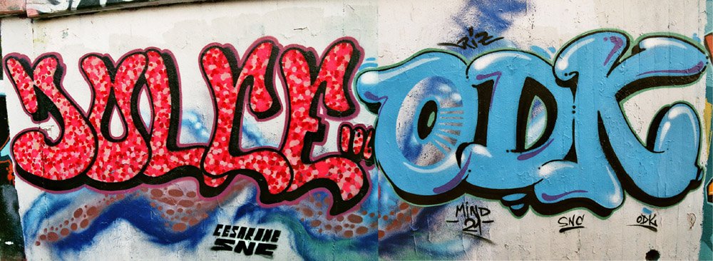 Graffiti Wall - Photo by cesar - cesar, snc, mind (2014)