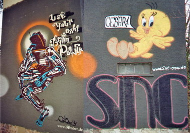 Graffiti Wall - Photo by cesar - Bomber, snc, cesar (2014)