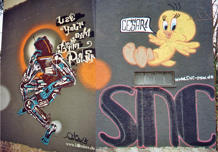 Graffiti Wall - Photo by cesar - Bomber, snc, cesar (2014)