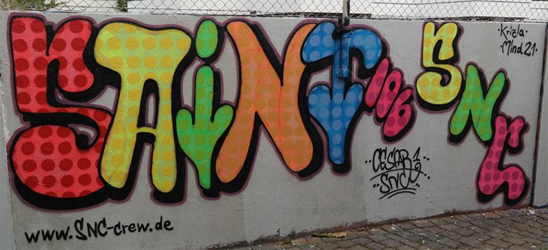 Graffiti Wall - Photo by cesar - cesar, snc, frankfurt (2014)