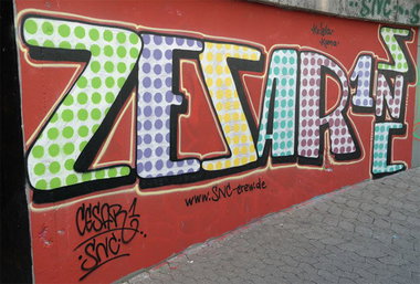Graffiti Wall - Photo by cesar - snc, cesar, bingen (2014)