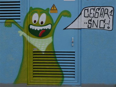 Graffiti Wall - Photo by cesar - cesar, snc, eschborn (2014)