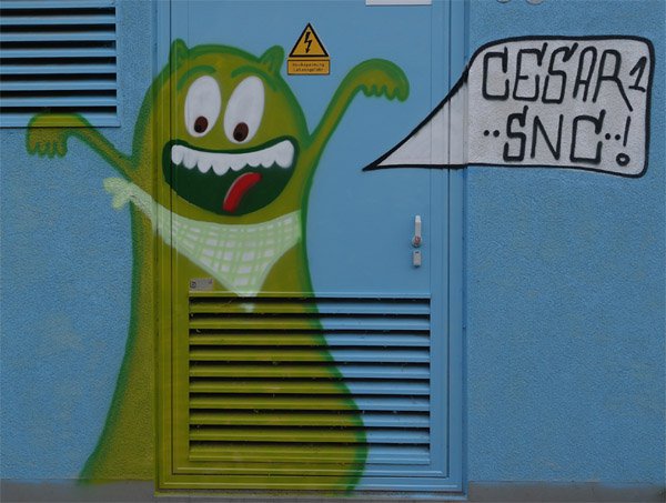 Graffiti Wall - Photo by cesar - cesar, snc, eschborn (2014)