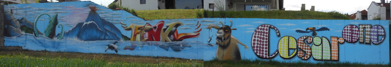 Graffiti Wall - Photo by cesar - snc, mind21, cesar (2014)
