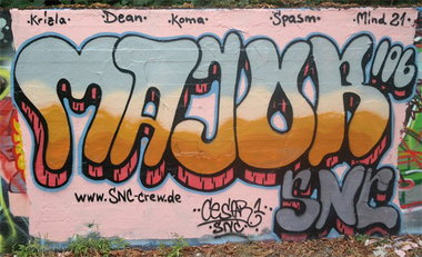 Graffiti Wall - Photo by cesar - cesar, snc, mannheim (2014)