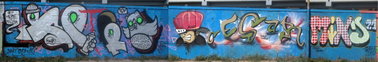 Graffiti Wall - Photo by cesar - cesar, snc, retro (2014)