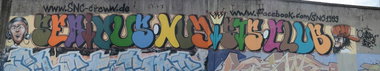 Graffiti Wall - Photo by cesar - cesar, mind21, snc (2014)
