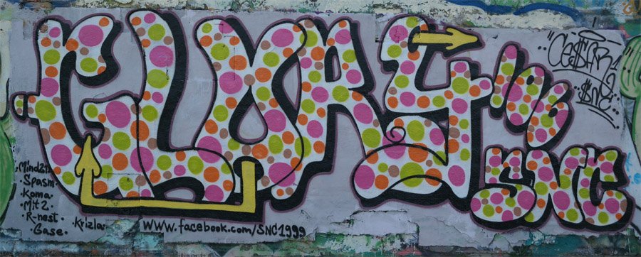 Graffiti Wall - Photo by cesar - snc, cesar, avignon (2014)