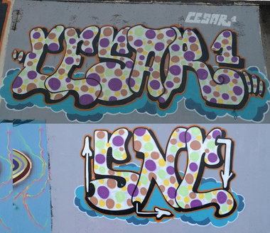 Graffiti Wall - Photo by cesar - cesar, snc, frankfurt
