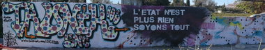 Graffiti Wall - Photo by cesar - cesar, snc, koma (2014)