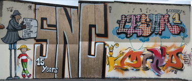 Graffiti Wall - Photo by cesar - mind21, snc, cesar (2014)
