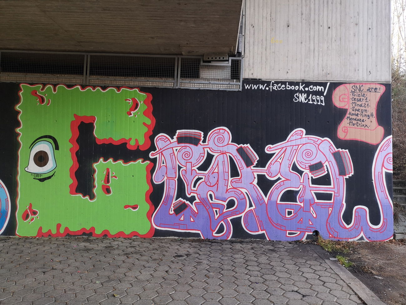 Graffiti Wall in Frankfurt - Photo by cesar - cesar, cesarone, snc (2018)