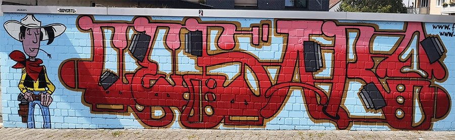 Graffiti Wall in Frankfurt - Photo by cesar - cesar, cesarone, snc (2019)