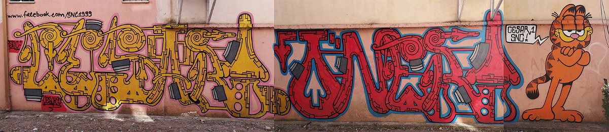 Graffiti Wall in Elbasan - Photo by cesar - cesar, snc, cesarone (2018)