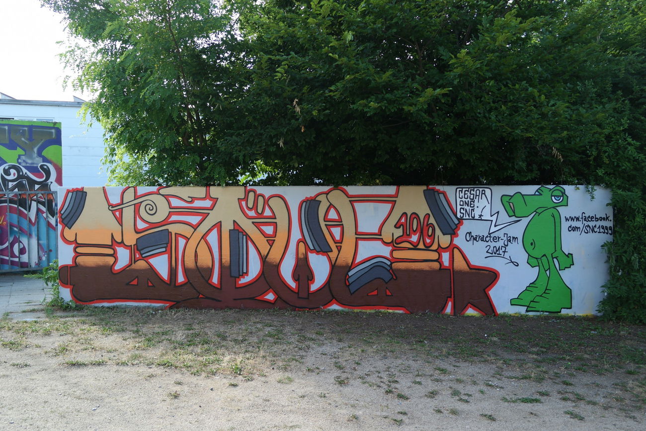 Graffiti Wall in Frankfurt - Photo by cesar - cesar, snc, frankfurt (2017)