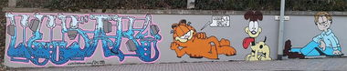 Graffiti Wall in Frankfurt - Photo by cesar - cesar, cesarone, snc (2020)