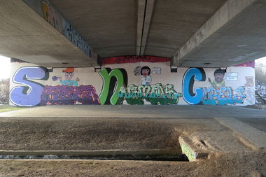 Graffiti Wall in Kassel - Photo by cesar - cesar, snc, kassel (2017)