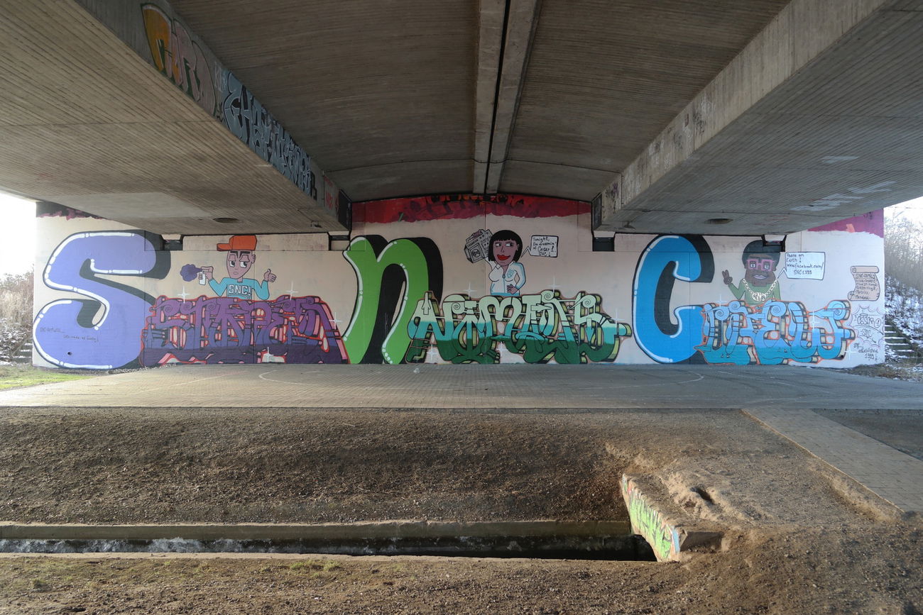 Graffiti Wall in Kassel - Photo by cesar - cesar, snc, kassel (2017)