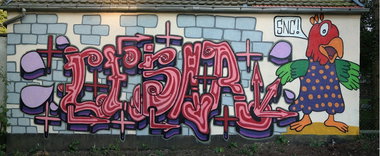 Graffiti Wall in Frankfurt - Photo by cesar - cesar, snc (2016)