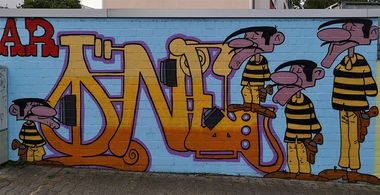 Graffiti Wall in Frankfurt - Photo by cesar - cesar, cesarone, snc (2019)